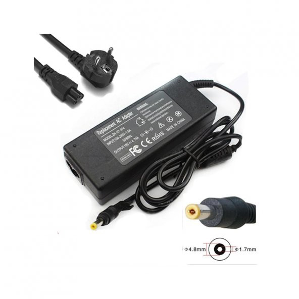 Koodmax Hp Adaptör 18.5V 3.5A 65W Şarj Aleti 4.8X1.7Mm Şarj Aleti Cihazı - 1