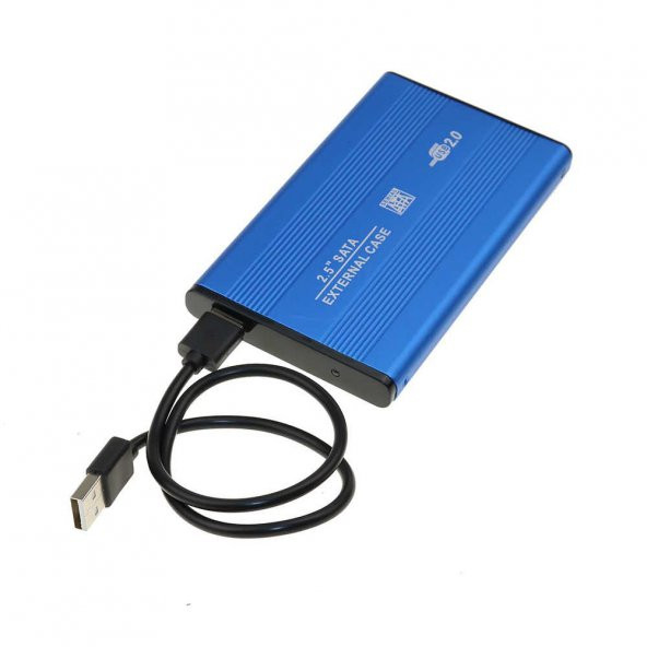 2.5 İnç Sata Harddisk Kutusu - Sata Hdd Kutu - Mavi Renk ürün görseli