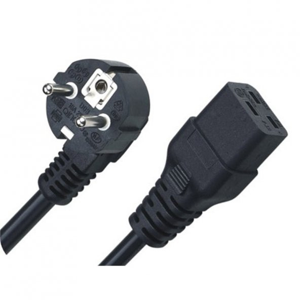 1.8 Metre Ups Power Kablosu - C19 Power Kablo 16A 3X1.5Mm - 3
