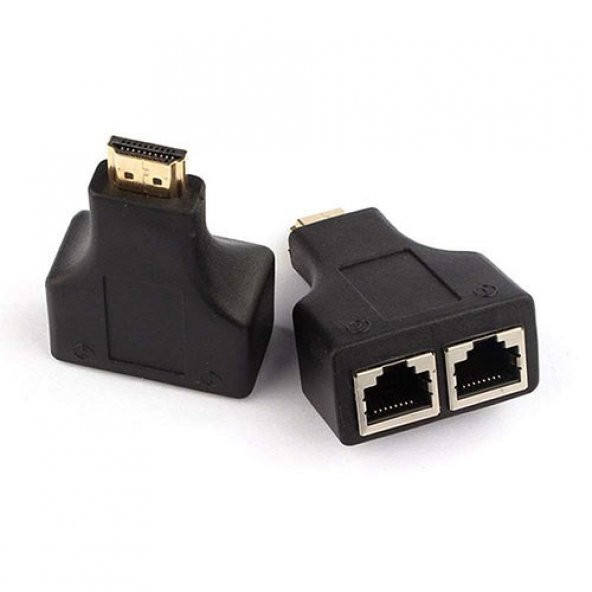 Hdmi Extender Çevirici Cat 5E/6 Ethernet Kablo Ile 30M Hdmi 1080P - 2