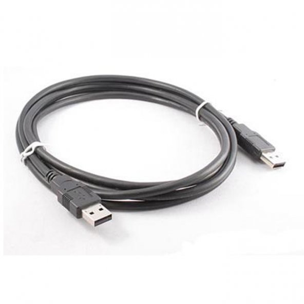 3 Metre Usb Erkek Erkek Kablo - Usb 2.0 Siyah Iki Ucu Erkek Kablo - 4