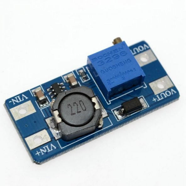 Koodmax-Mt3608 2A Yükselteç Dc-Dc Aşamalı Güç Modülü (Arduino)