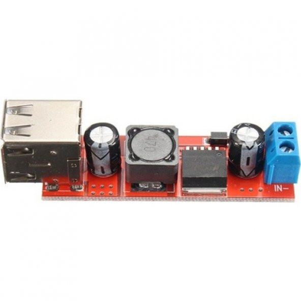 Koodmax-Çift Usb Dönüştürücü Dc-Dc 3A Step Down Güç Modülü - Resim 2