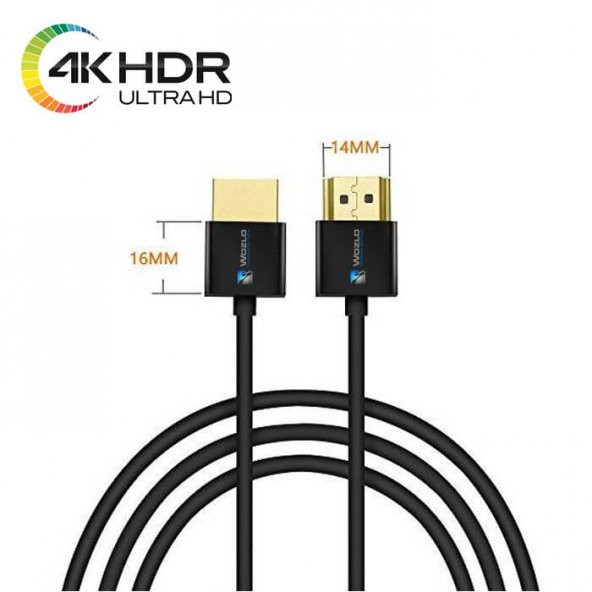 1.8M 4K 3D Ultra Slim Hdmi Kablo Ethernet Ses Destekli Hdmi Kablo ürün görseli