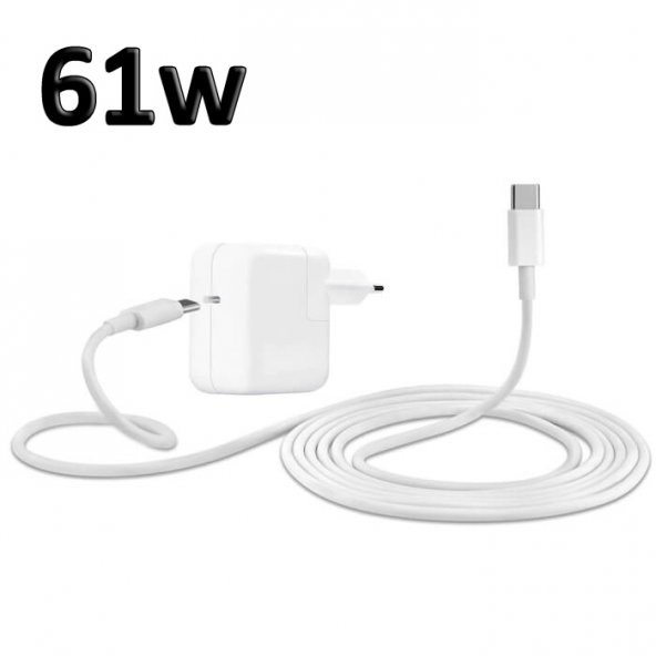 Koodmax 61W Apple Macbook Pro Type-C Şarj Adaptörü 20 3A-9V 3A-5.2V 2.4A