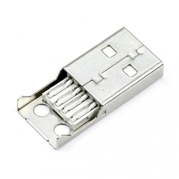 Usb A Erkek Konnektör - Lehim Tipi - Plastik - Usb Erkek Söket N11.4025 - 3