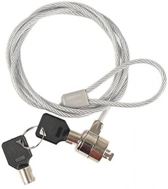 Anahtarlı Notebook Laptop Kilidi - 1.2 Metre - Resim 5