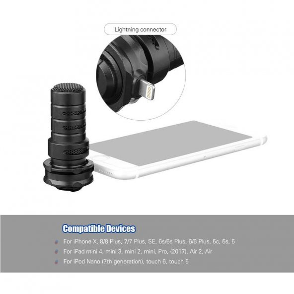 Boya By-dm200 Iphone Ipad Lightning Telefon Mikrofonu - 6