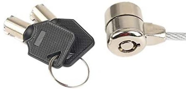 Anahtarlı Notebook Laptop Kilidi - 1.2 Metre - Resim 8