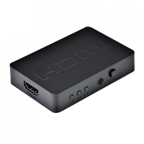Hdmi Çoklayıcı 3 Port 1080P - Uzaktan Kumandalı Hdmi Switch - 4