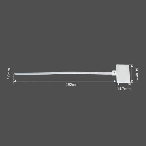 Kablo Bağı - Kablo Etiketi - Cırt Kablo - 15 25 192Mm - 10 Adet - 2