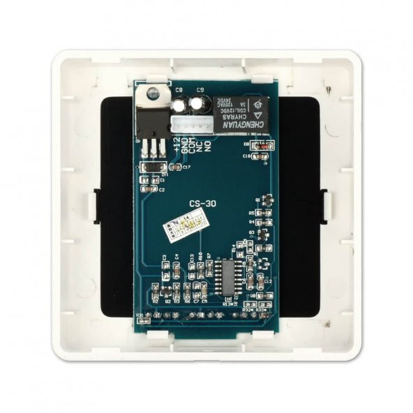 Bas Aç Dokunmatik Çıkış Butonu Exıt Mavi Led Sıva Üstü 86*86Mm - Resim 4