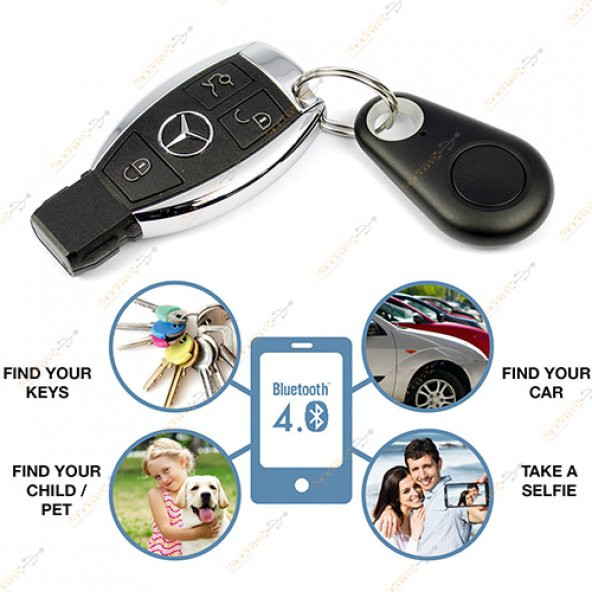 İtag Antilost Device - Kayıp Eşya Ve Telefon Kayıp Önleyici-Siyah - 6