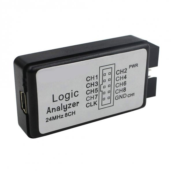 Koodmax-Saleae Usb Lojik Analizör - 24 Mhz 8 Kanal - Mantık Analizörü - 3