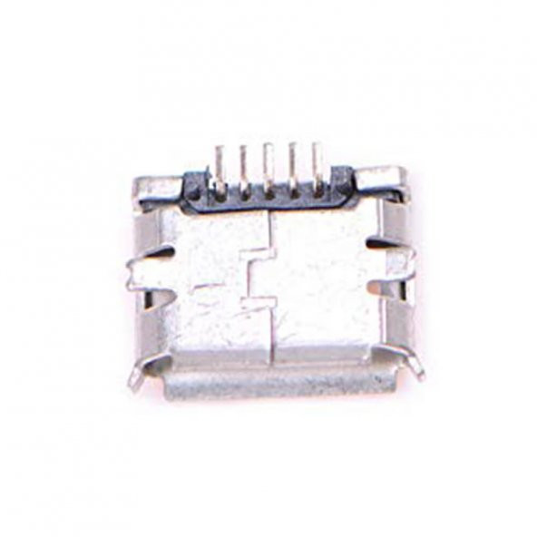Koodmax-Micro Mikro Usb 5 Pin B Tipi Dişi Şase Konnektör Lehim Tipi 10Lu - Resim 4