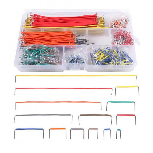 Koodmax-840 Adet 14 Boy Breadboard Jumper Uçları Açık Kesilmiş Tel Kablo - 4