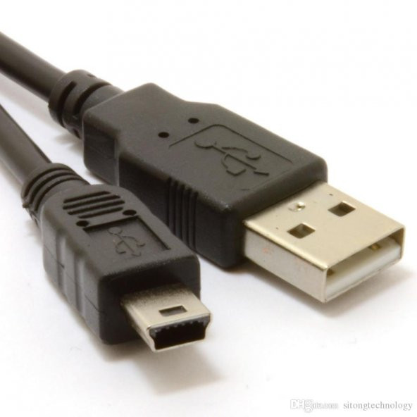 5 Pin Mini Usb Erkek Kablo To Usb Erkek 1 8M - 2
