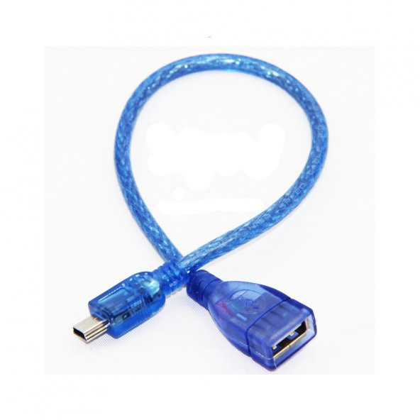 5 Pin Mini Usb Erkek - Usb Dişi Kablo 50Cm - Mini Uzatma - 2