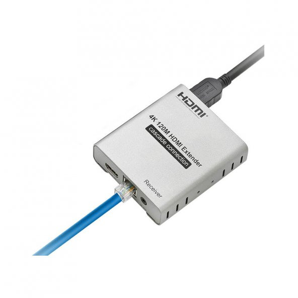 120M Hdmi Extender Receiver (Alıcı) Aparatı Cat5 Cat6 Cat7 - Resim 2