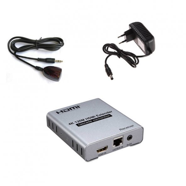 120M Hdmi Extender Receiver (Alıcı) Aparatı Cat5 Cat6 Cat7 - Resim 3