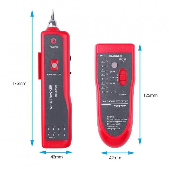 Kablo Network Elektrik Kablosu Bulucu Test Bili Bili Test Cihazı - 3
