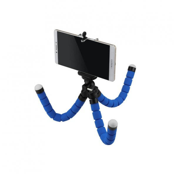 Wozlo 3 Ayaklı Gorilla Ahtapot Kamera Cep Telefonu Tripod Mavi - 3