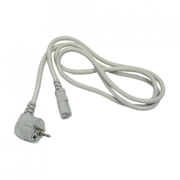 Bilgisayar Power Kasa Güç Kablosu 1.5 M 0.75Mm² Gri ürün görseli 1