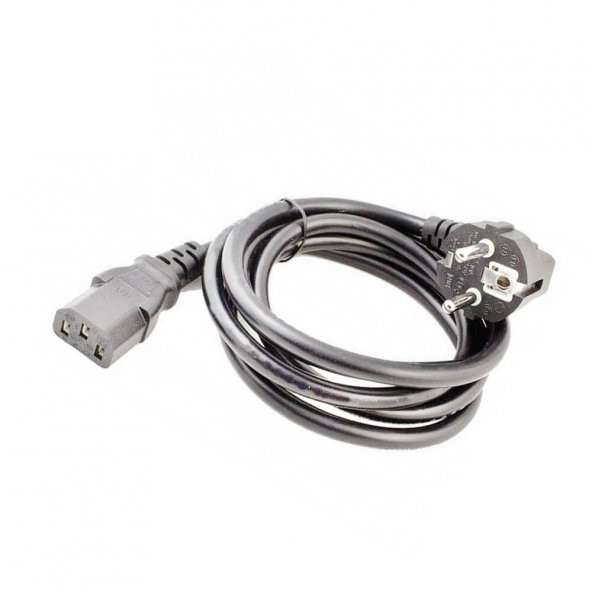 Bilgisayar Power Kasa Güç Kablosu 1.5 M 0.75Mm² Gri - Resim 5