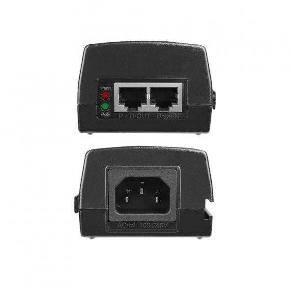 24 Volt Poe Switch İnjector Power Poe Adaptör 24V 2A - Resim 6