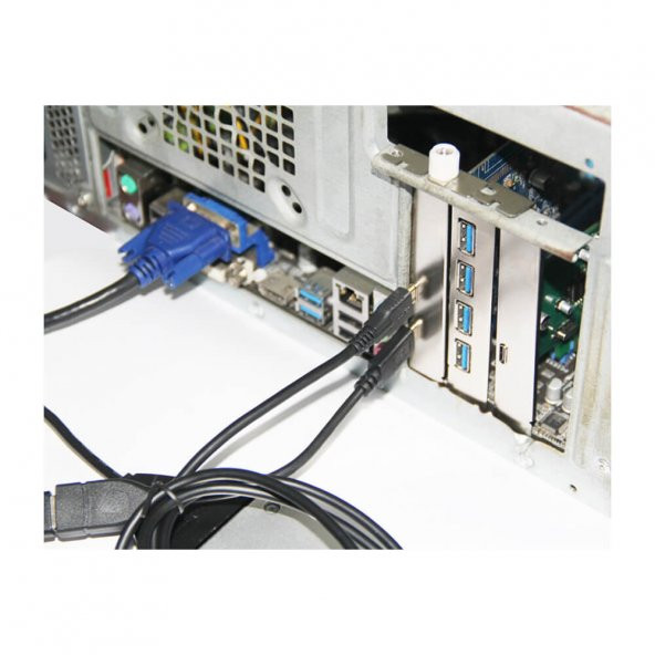 2 Port Pci E Usb 3 1 Type C PCI Ekspres Type C Kart - 5
