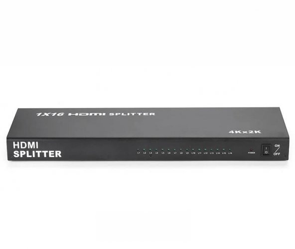 16 Port Hdmi Splitter - 4Kx2K - 3D - Versiyon : 2020 - Full Hd - Resim 4