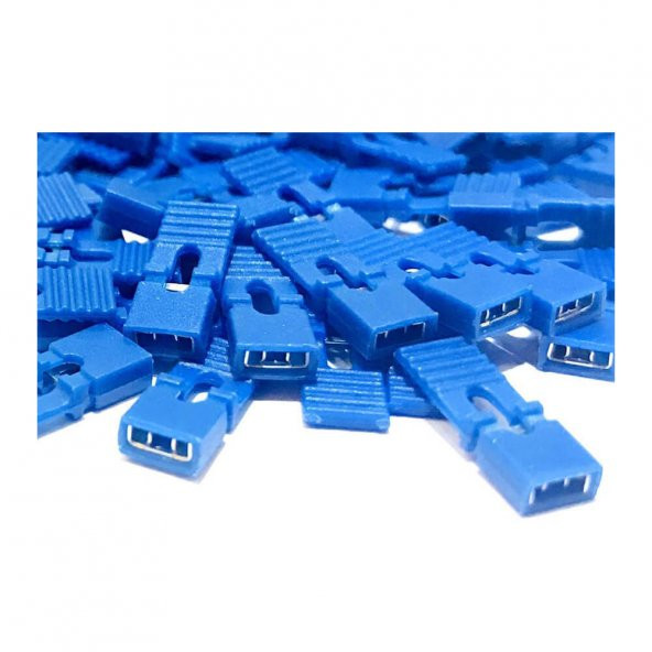 Koodmax-2 Pin 2.54Mm Uzun Tip Dişi Jumper - Mavi - 10 Adet ürün görseli