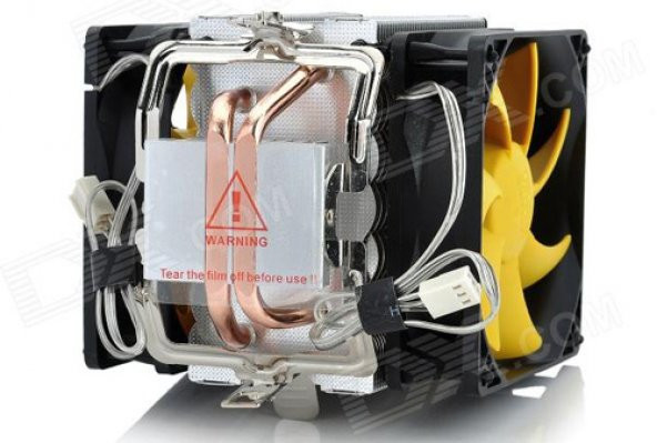 Intel İşlemci Fanı 775 1151 Soğutucu Fan 2X9Cm I3 I5 I7 I9 Uyumlu - 7