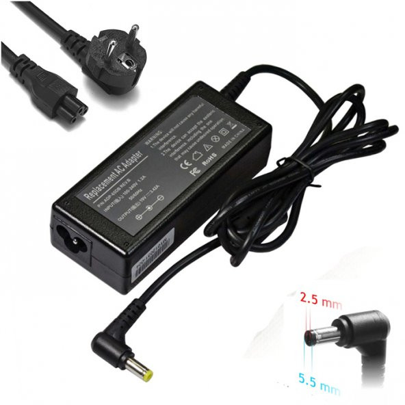 Koodmax Asus F3E. F3F. F3S. F52Q. K501Ij. K52F. K52Jr Notebook Adaptörü ürün görseli