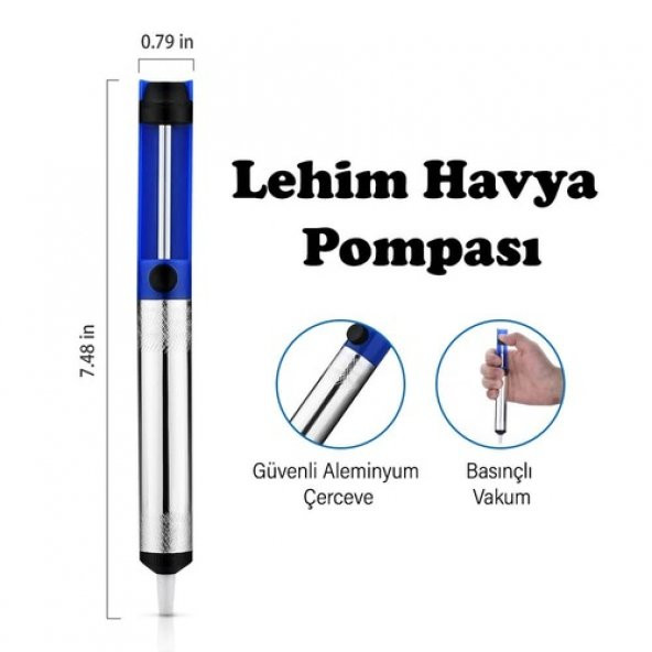 Lehim Pompası - Havya Pompası - Lehim Sökücü (551900312) - 5