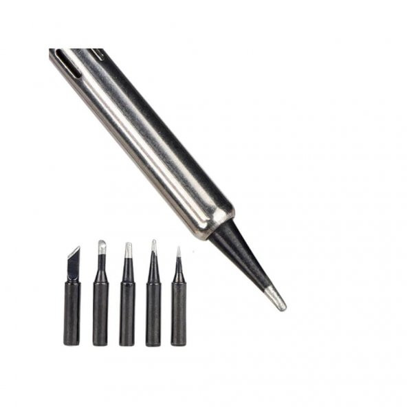 Tt-Technic 936 - 937D Için Kalem Havya Ucu 5 Li Set - Siyah (551900257) - Resim 6