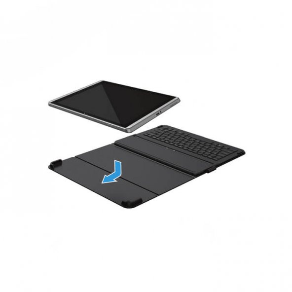 Hp Pro Slate 12 Bluetooth Klavye Standlı - K4U66Aa - Almanca - Resim 6