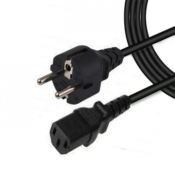 180 Derece Monitör Kasa Power Güç Elektrik Kablosu 1.8M ürün görseli