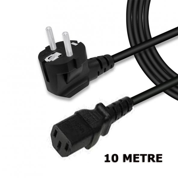 10M Kasa Monitör Elektrik Kablosu Power Kablosu - 2