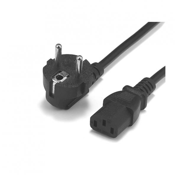 C13 Power Kablo Iec 320 C13 1.8M Bakır Elektrik Kablosu 3 1.5Mm - Resim 3