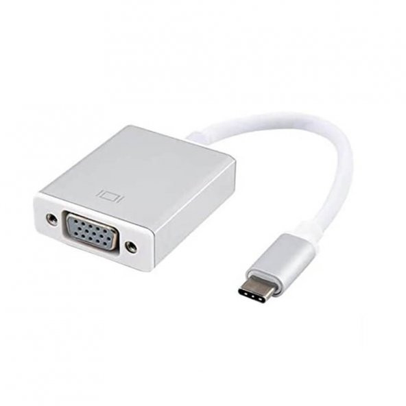 Usb Type C To Vga Çevirici Dönüştürücü Kablo Type-C Macbook - 5