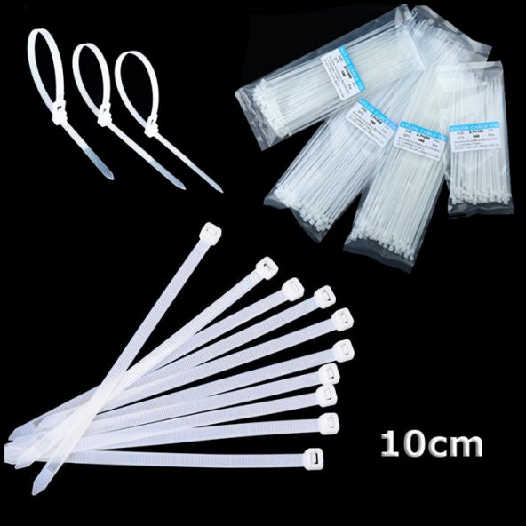 2.5 100Mm - 10Cm Kablo Bağı Cırt Kelepçe 100Lü ürün görseli