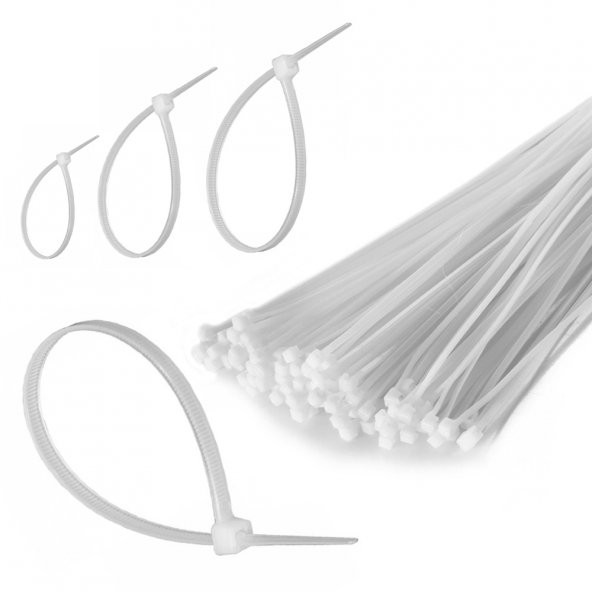 2.5 100Mm - 10Cm Kablo Bağı Cırt Kelepçe 100Lü - Resim 3