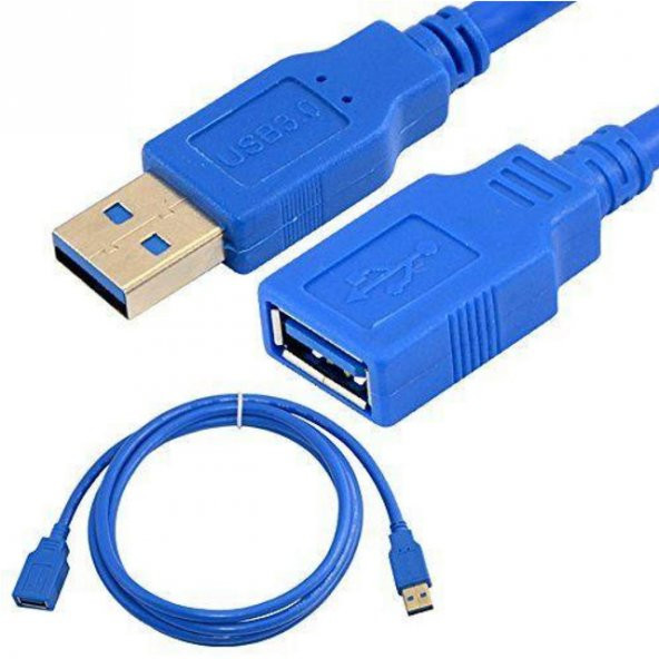 Wozlo USB 3.0 Uzatma Kablosu Uzatıcı Dişi Erkek HDD Kablo 5 M