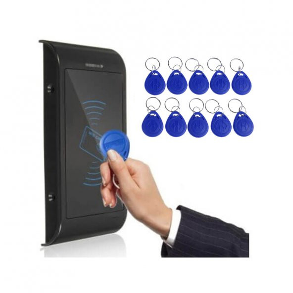 Wozlo Chip TK4100 Tag Göstergeç Proximity Manyetik Anahtarlık 25 Adet - 2