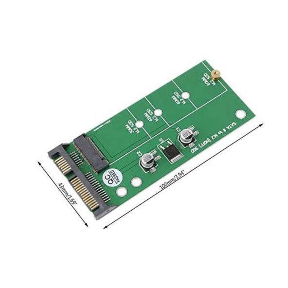 M.2 Ngff Ssd To 2.5 Sata 3 Çevirici Dönüştürücü Adaptör Kart (551664294) - 3