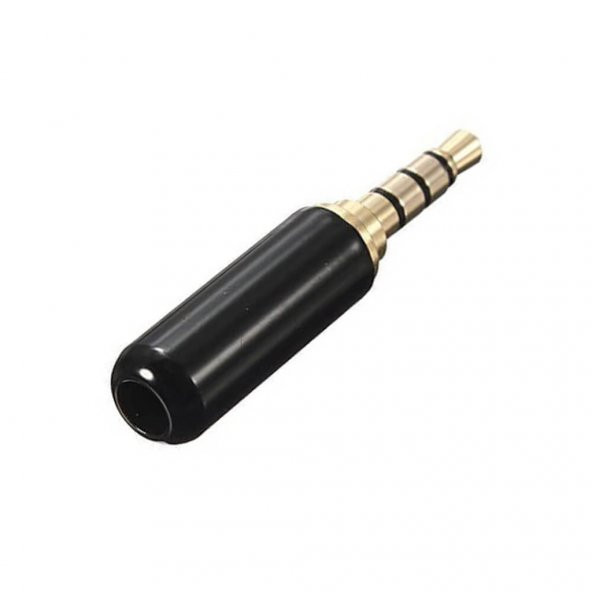 4 Pin Stereo Konnektör - Lehim Tipi - Vidalı Birleşme Siyah (551664238)