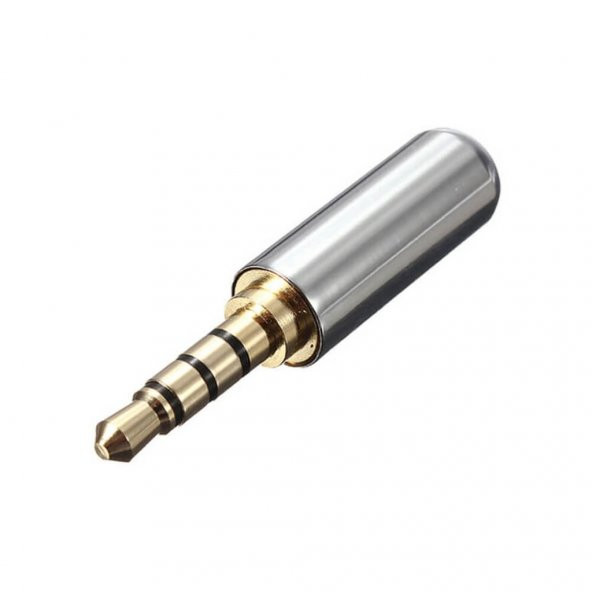 4 Pin Stereo Konnektör - Lehim Tipi - Vidalı Birleşme Gri (551664237) - Resim 2