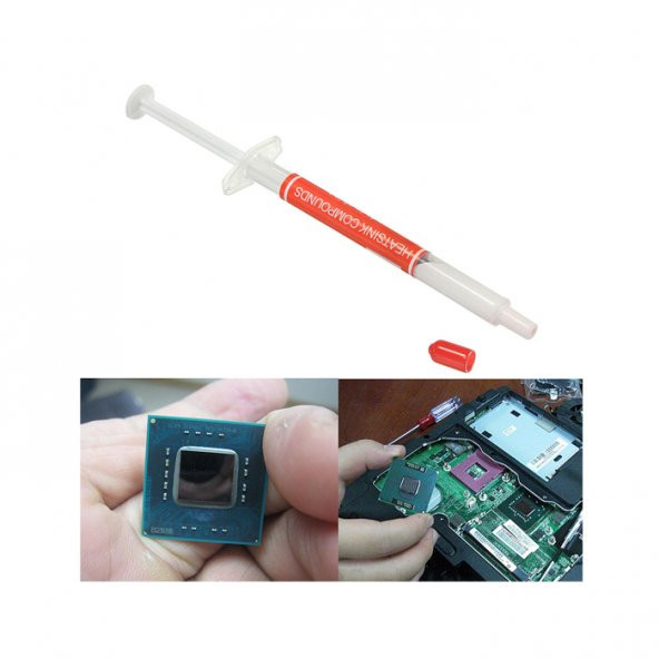 Wozlo İşlemci Pastası Heatsink Termal Macun Beyaz 100 x 3 G - 3