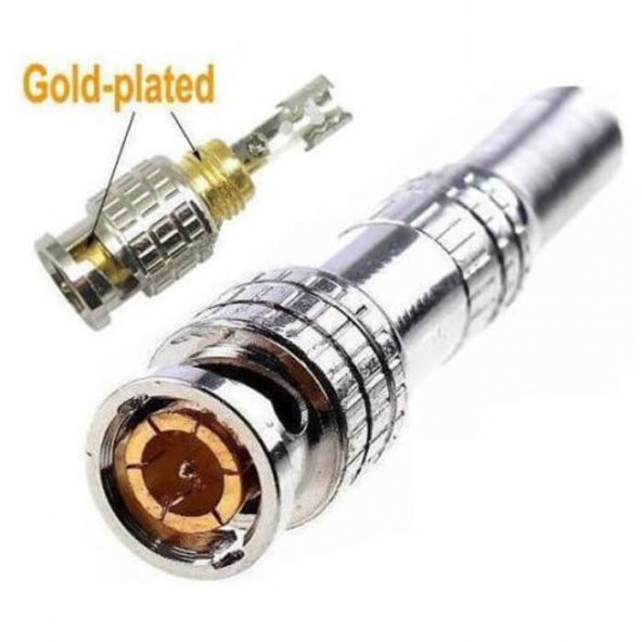 Wozlo Yaylı Bnc Konnektör Fiş Jack 5 Adet ürün görseli